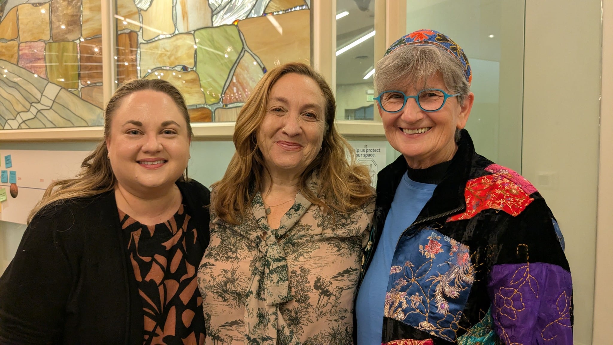 Thank you to everyone who joined us for Cantor Rebekah Mirsky's last (official) service with BCC! Check out this picture of Rabbi Jillian Cameron, Cantor Rebekah Mirsky, and Rabbi Emerita Lisa Edwards!

#BCC #BethChayimChadashim #LGBT #LGBTQ #LGBTQIA #JewishLA #LosAngeles